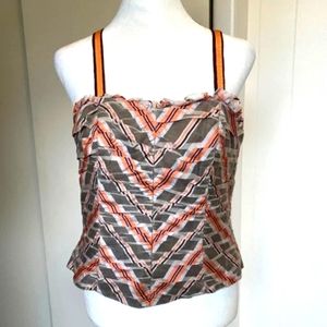 Italian brand silk corset top